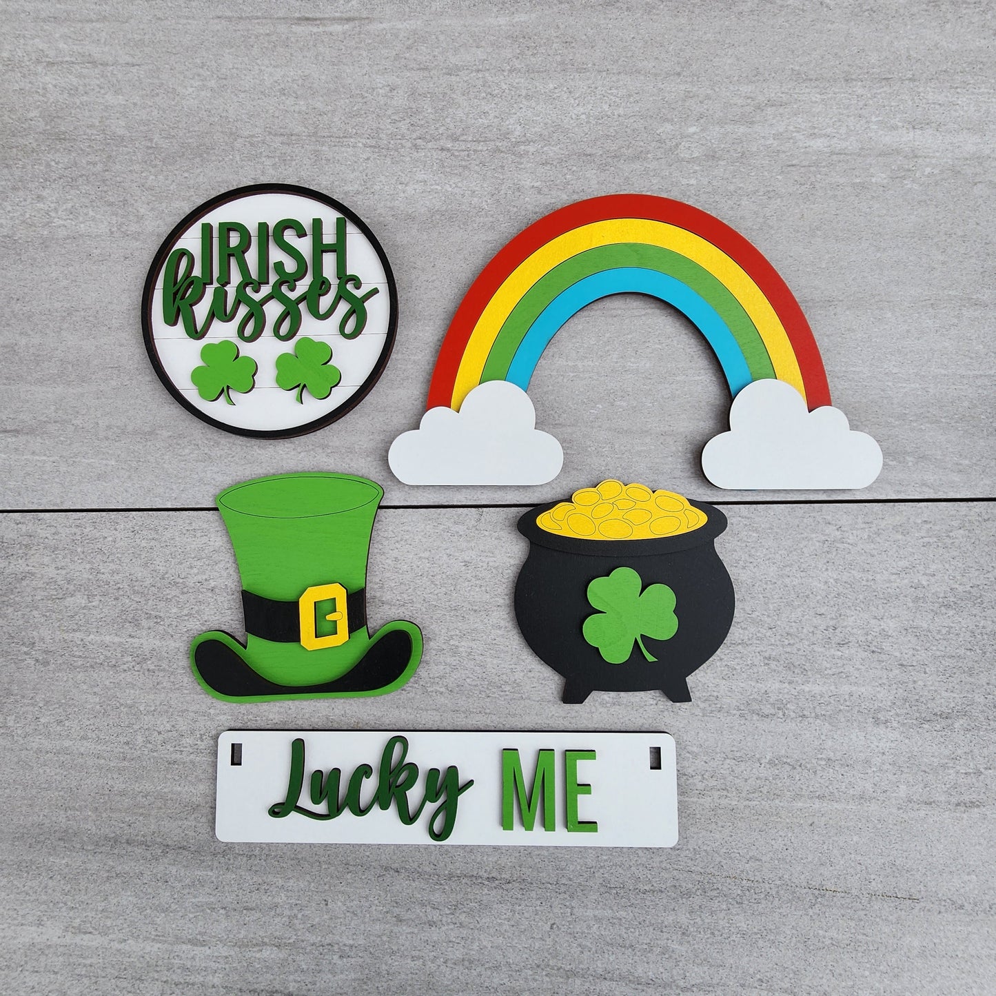 St. Patrick's Day Shelf Insert- Inserts Only