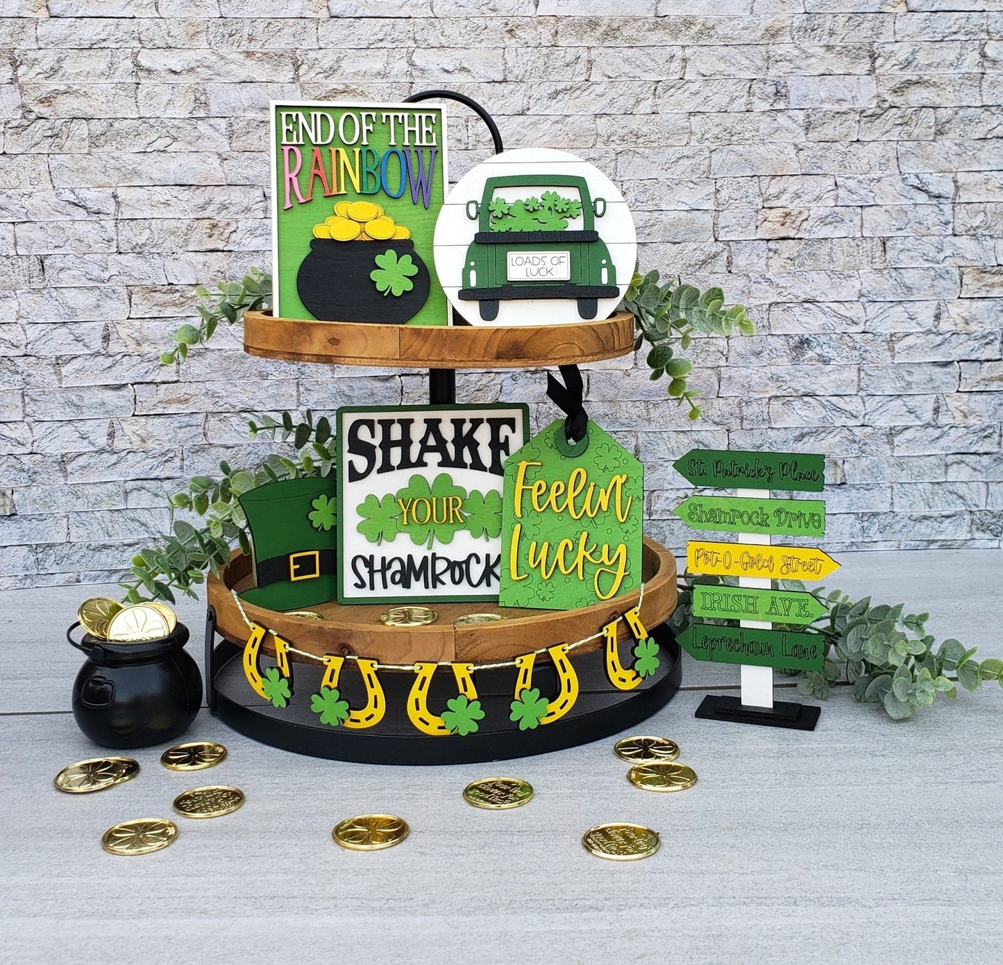 St Patrick's Day Tiered Tray