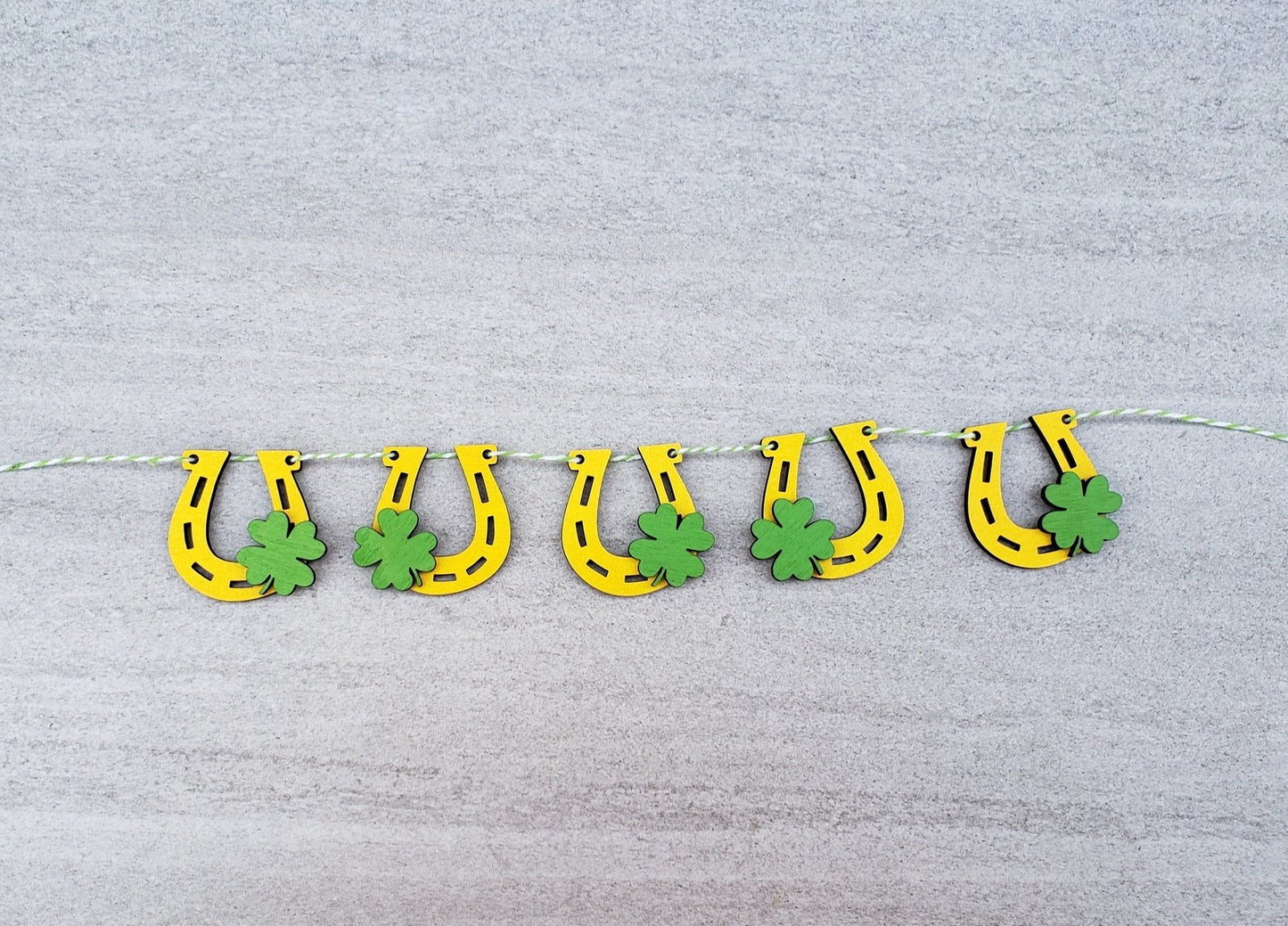 Horseshoe Banner for St Patrick's Day