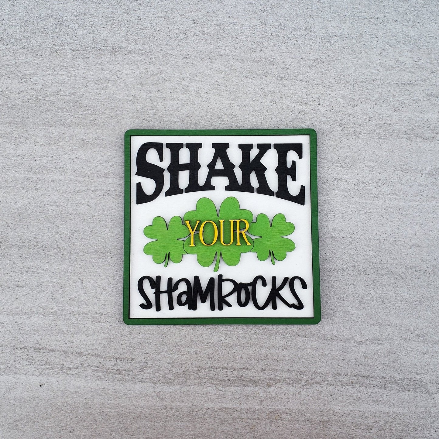St. Patrick's Day Tiered Tray Set