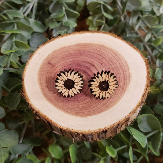 Sunflower Stud Earrings