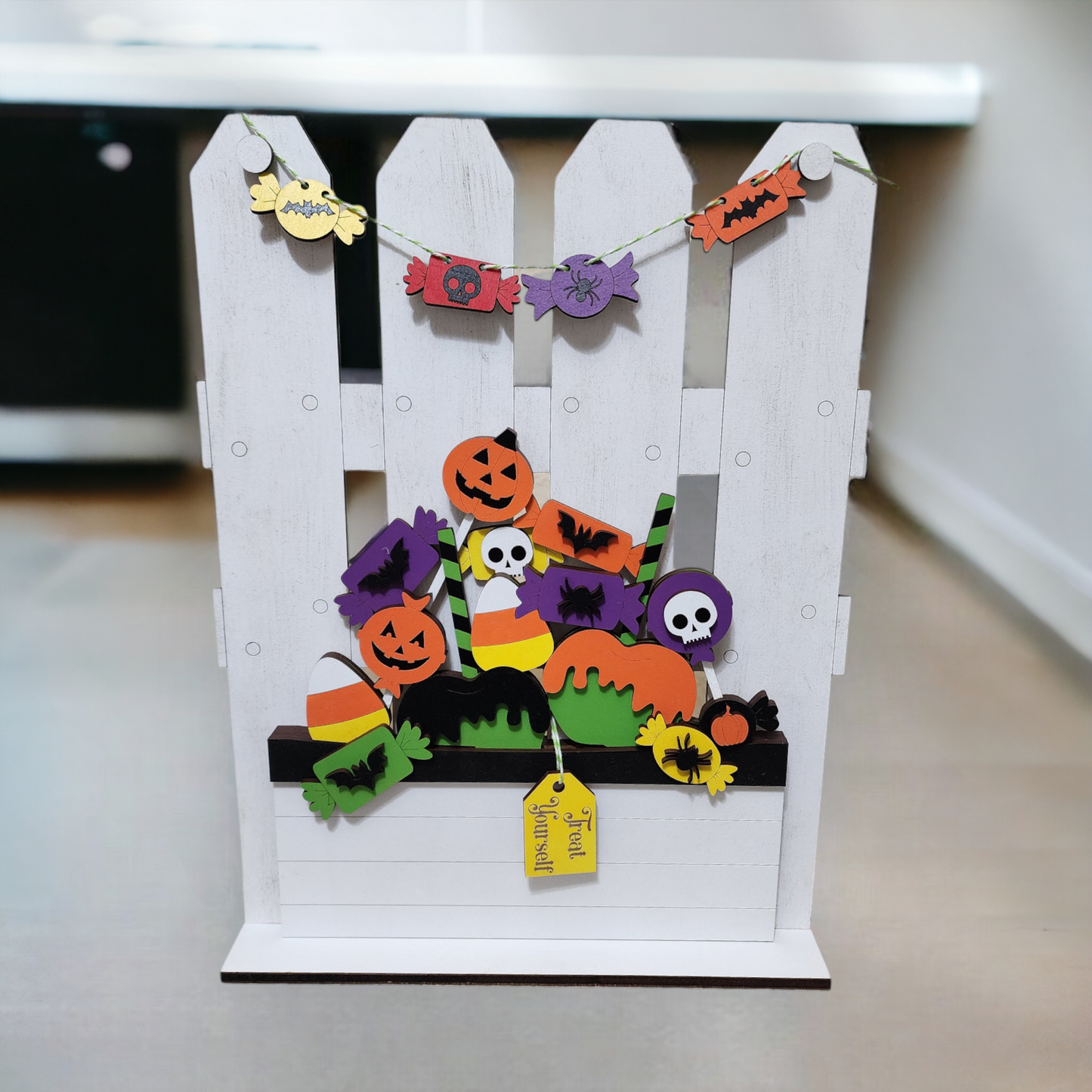 Halloween Candy Basket Insert-Insert Only