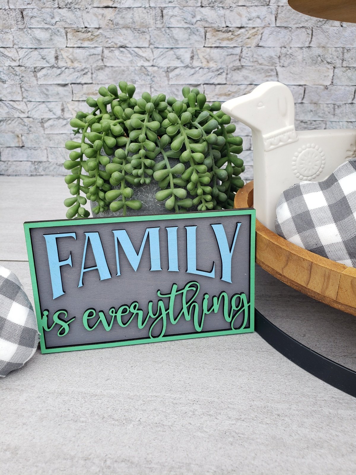 Family Tiered Tray Set