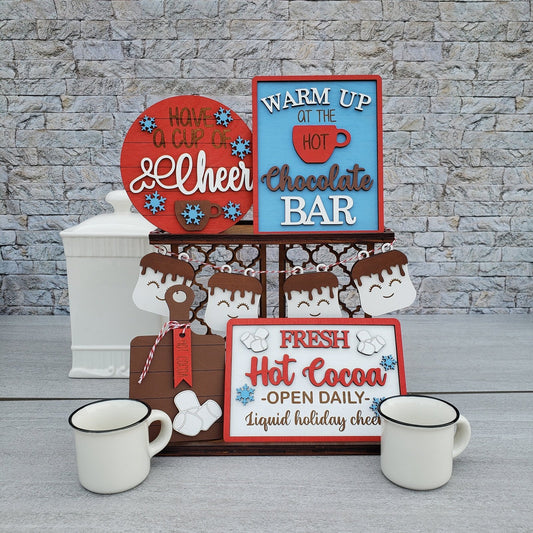 Hot Cocoa Tiered Tray Set