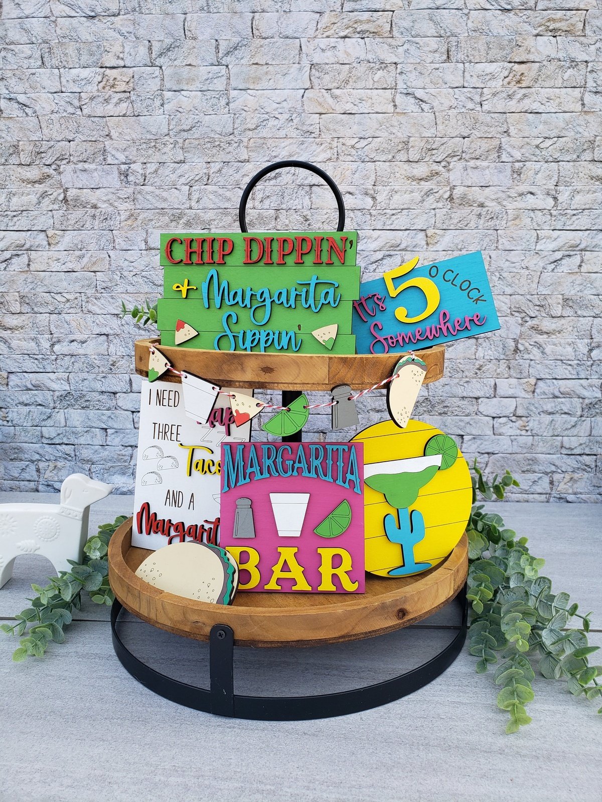 Margarita Tiered Tray Set