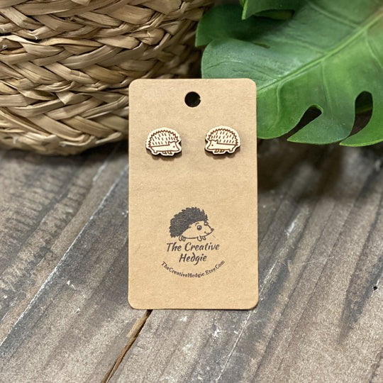 Hedgehog Stud Earrings